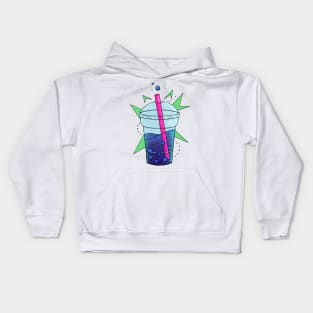 Retro Boba Tea Kids Hoodie